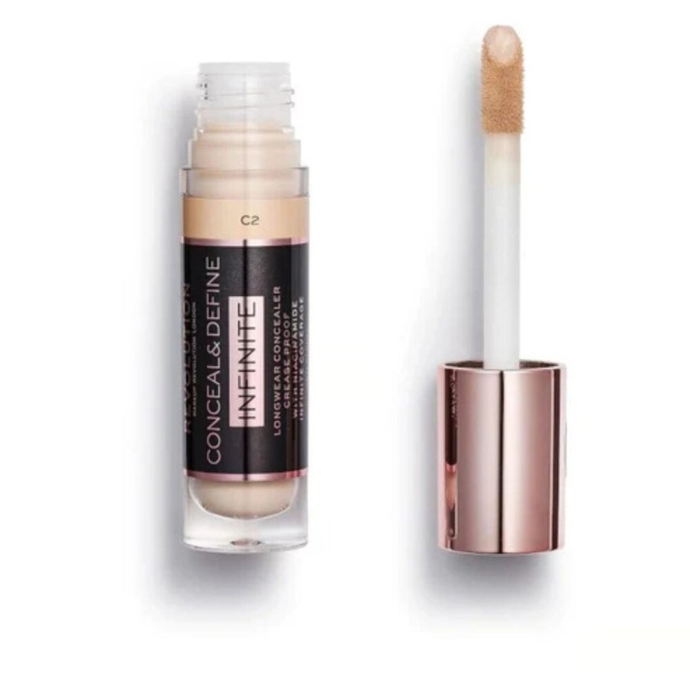 Makeup Revolution Conceal & Define XL Longwear Concealer – C2 New